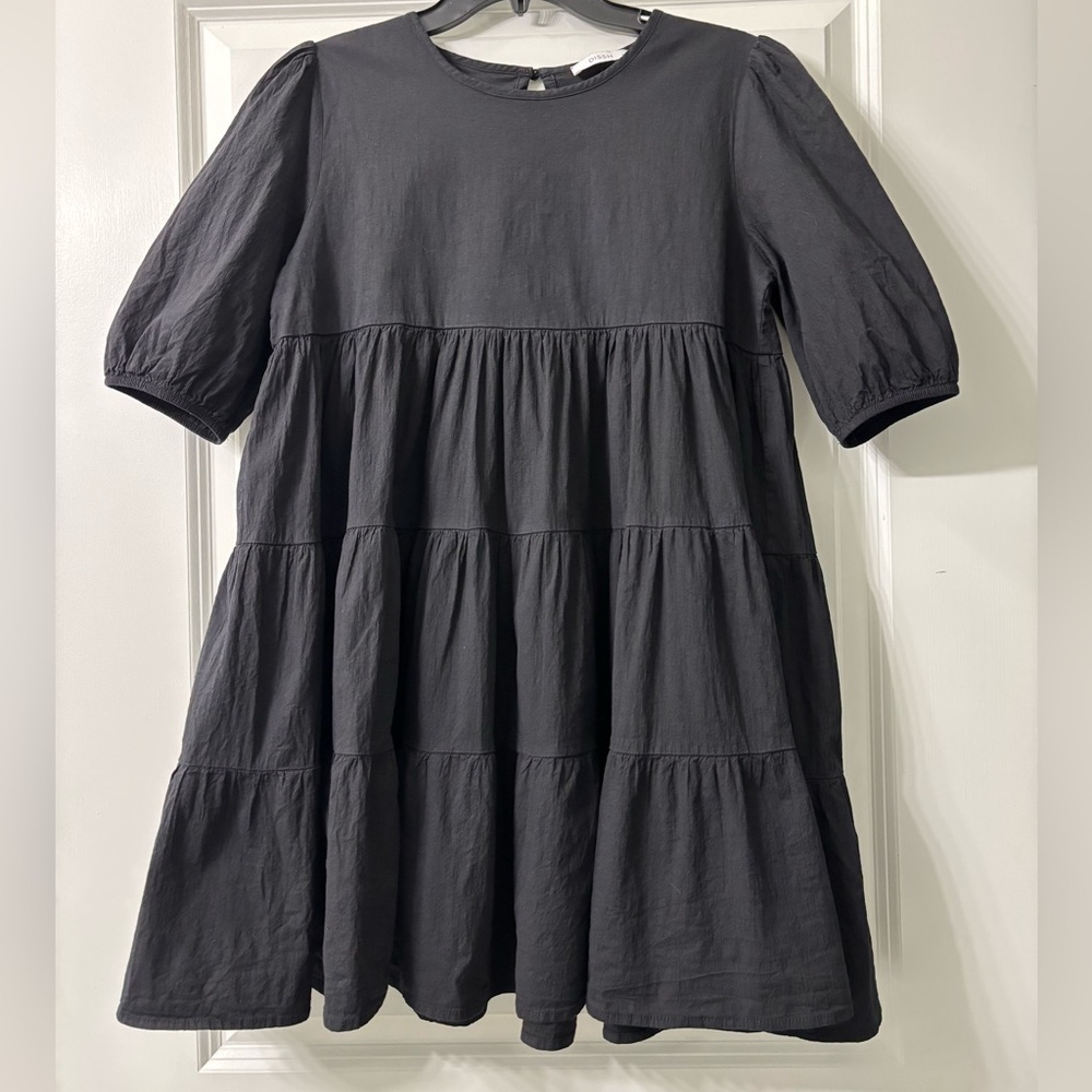 DISSH Tiered Black Dress size 8